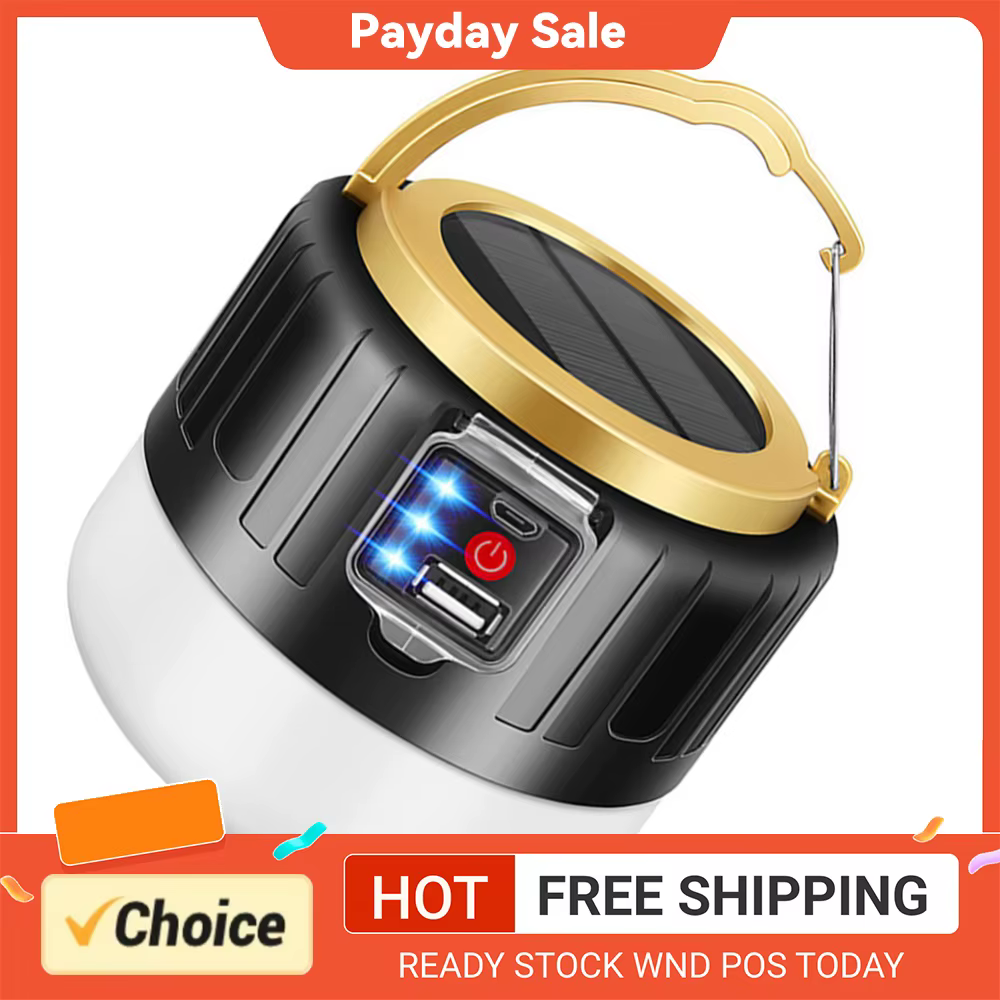 LED Tent Lights Remote Control USB Stall Night Market Hanging