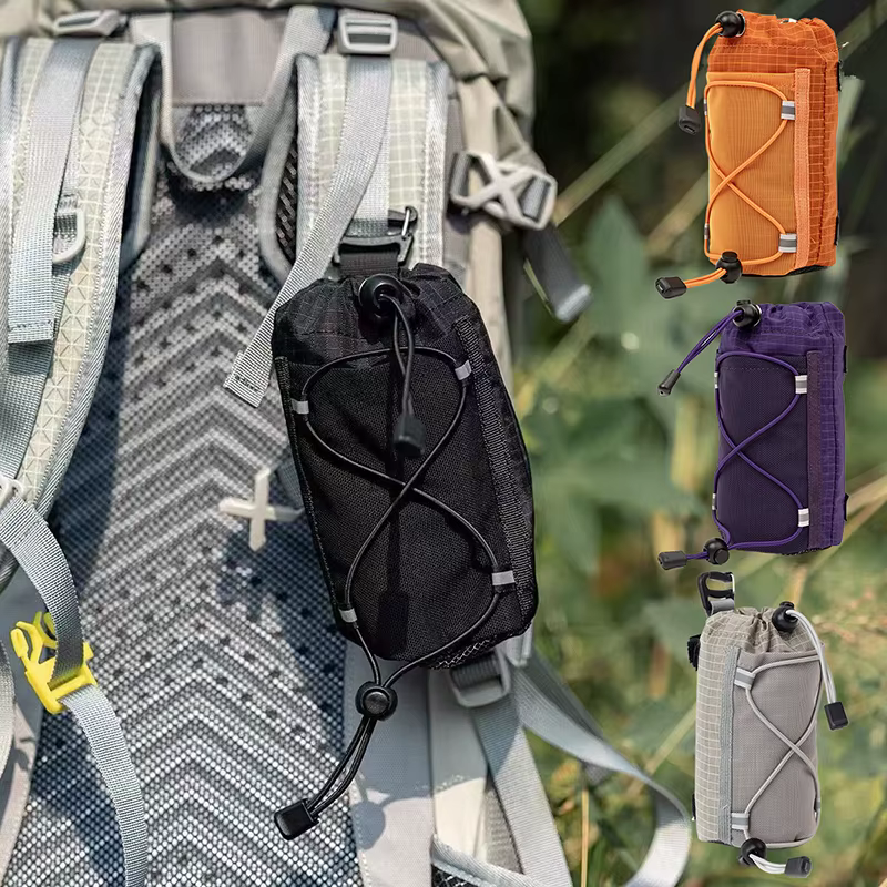 Water Bottle Storage Pouch in Nylon for Camping & Hiking
