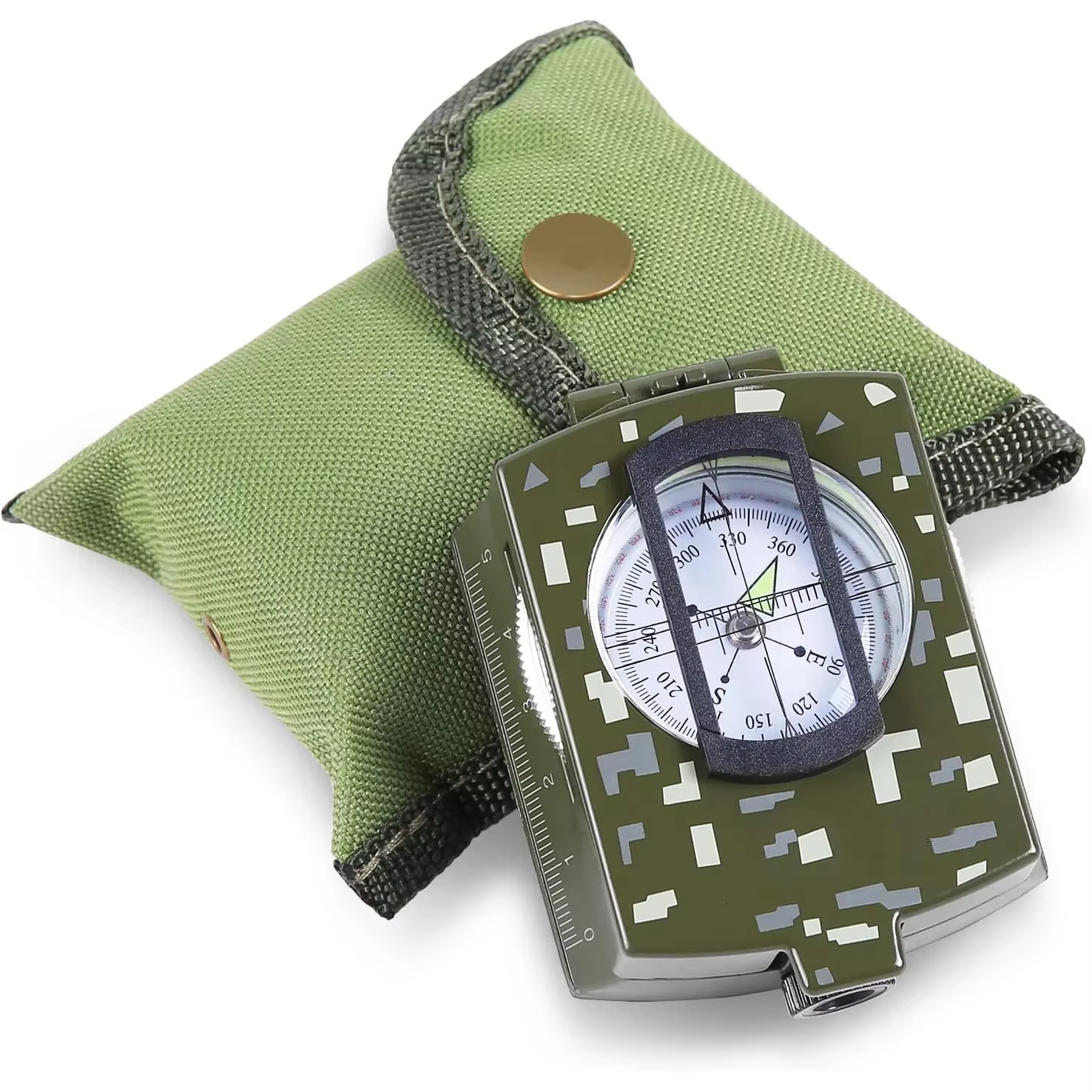 Compass with Waterproof Housing and Optical Reading