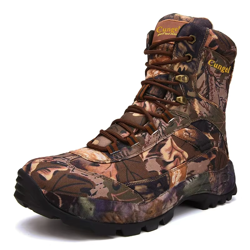 Men Desert Hiking Boots Mens High Top Outdoor Plus Size Climbing