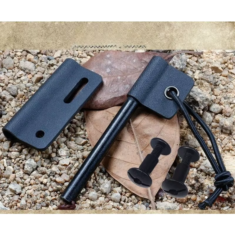 Fire Starter Rod with Sheath for Camping Emergencies