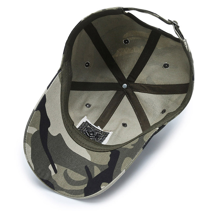 Baseball Cap in Cotton with Adjustable Fit and Embroidery