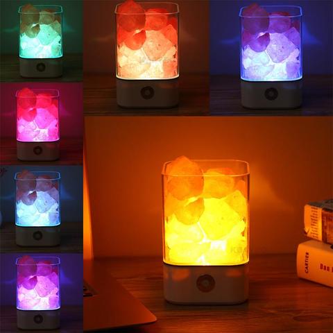 Salt Lamp with Touch Control and Five Colour Modes
