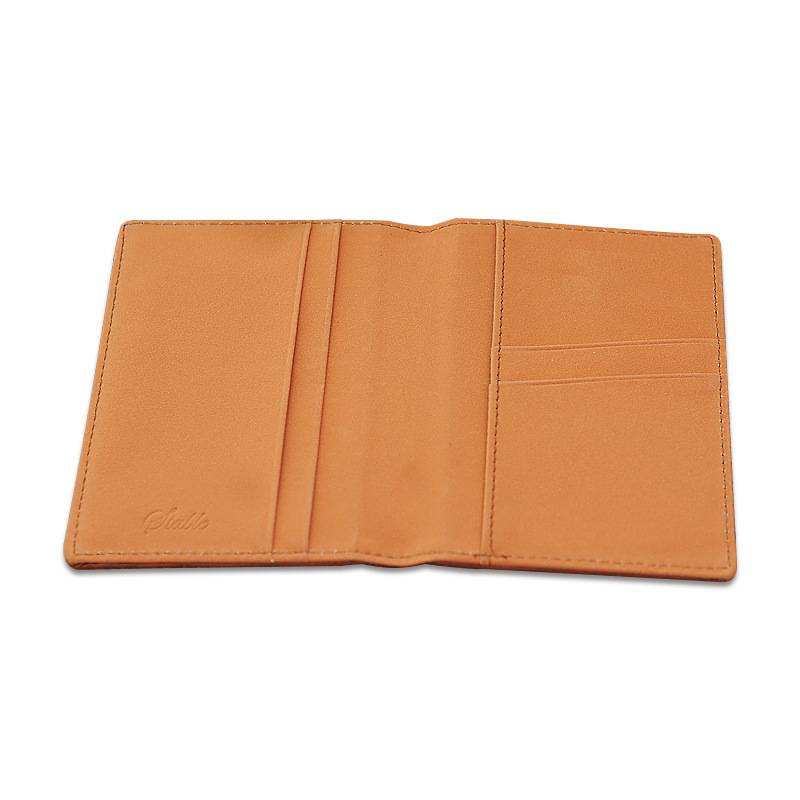 Pu Korean Passport Case Document Couple Ticket Holder Travel