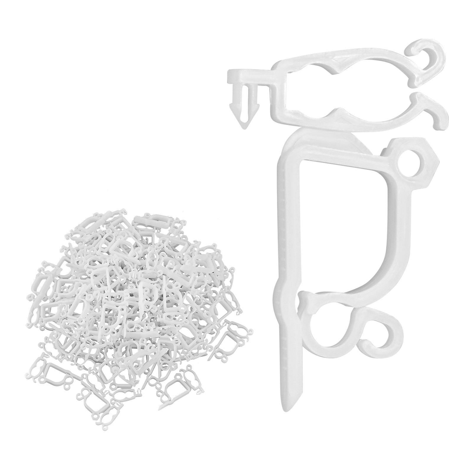 Outdoor String Light Clips 200-Pack Gutter Hooks
