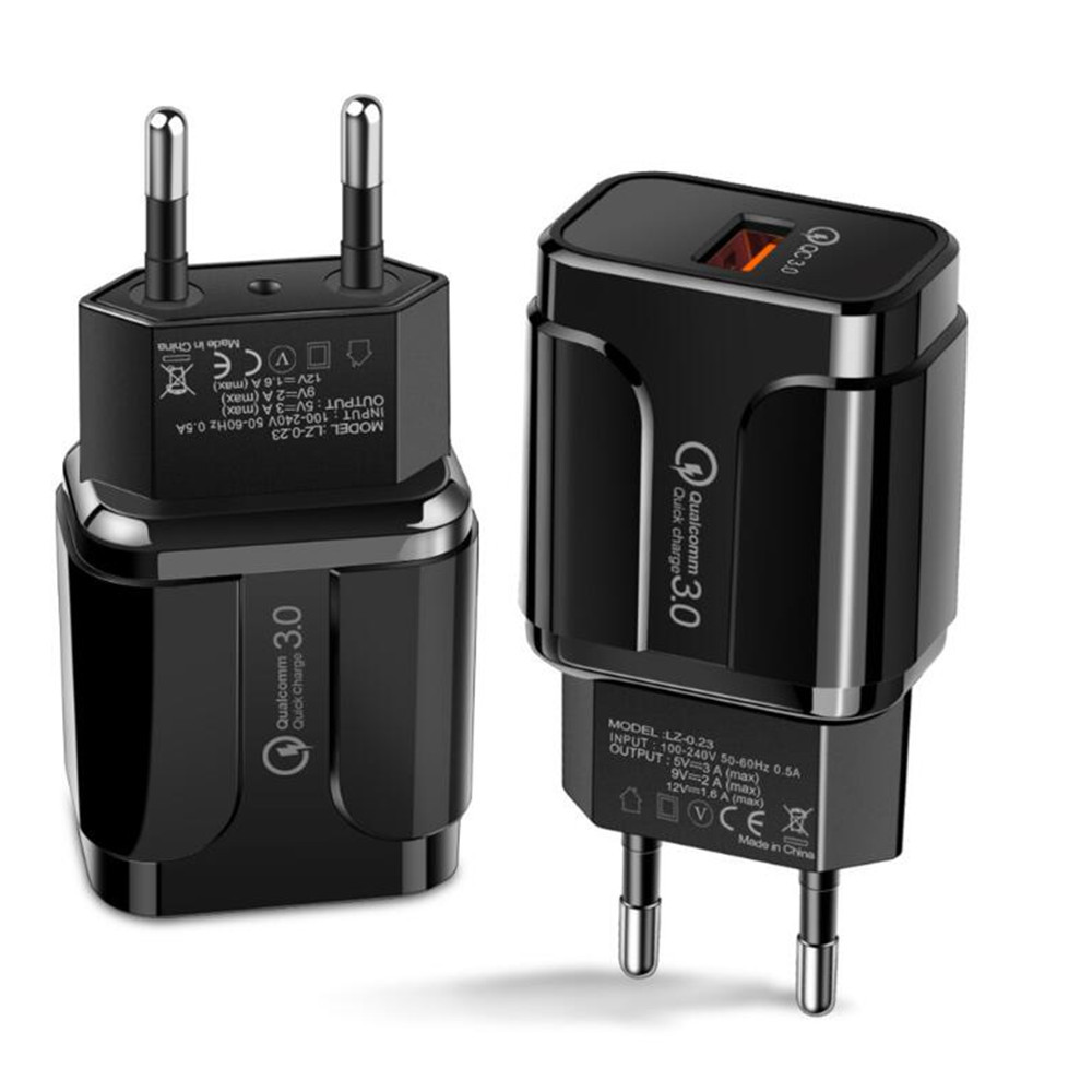 Wall charger with usb interface for travel charging