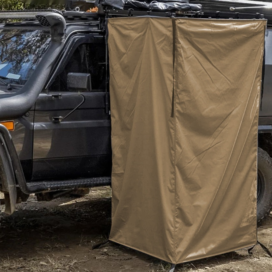 Outdoor Car-side Shower Portable Folding Tent for Vehicle Use