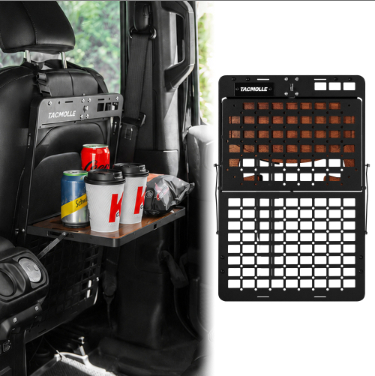 Tacmolle Innovative Dual-tray Car Organizer Rigid Molle Panel